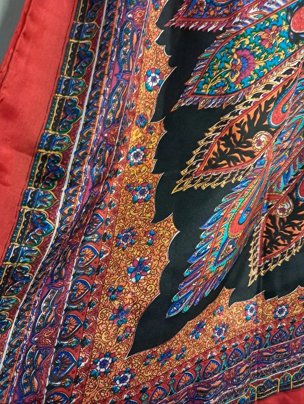 Women’s Multi-Color Silk Scarf